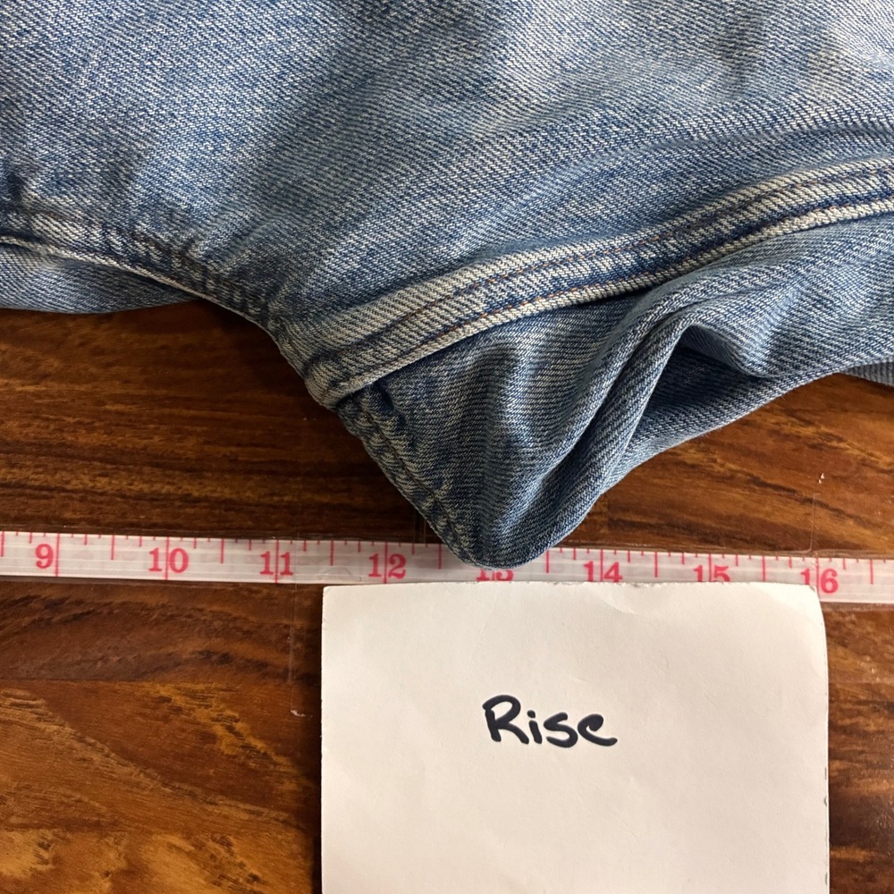Madewell Womens The Curvy Darted Barrel Leg Jean Size 32 Blue - Picture 14 of 16